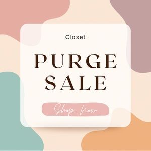 ‼️ PURGE SALE